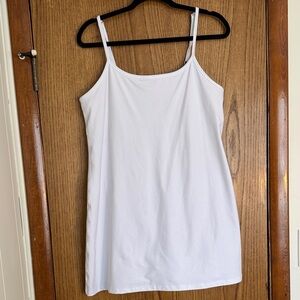 Beyond Yoga White tennis dress with shorts and pockets